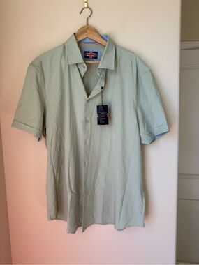 Soul of London Performance Shirt Untucked 8-Way Stretch Lightweight Size XXL